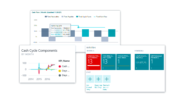 With Dynamics 365 Business Central, you get accurate reporting and Analytics